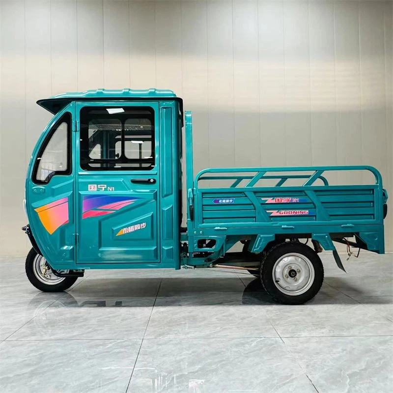 Guoning 1.5m Three Wheeled Enclosed Caravan Freight